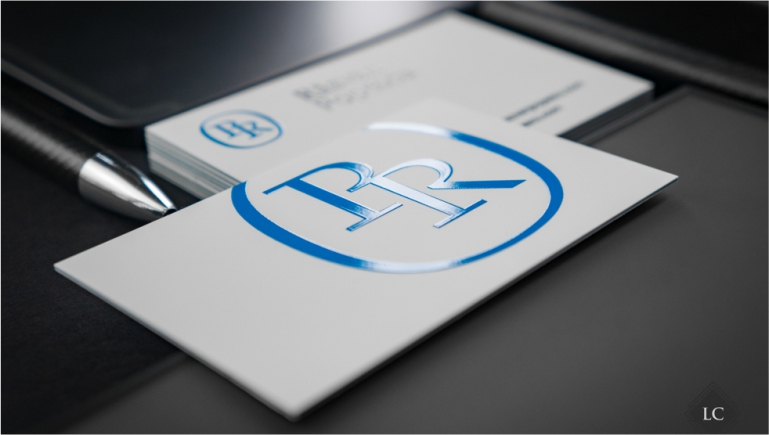 carti de vizita print in relief